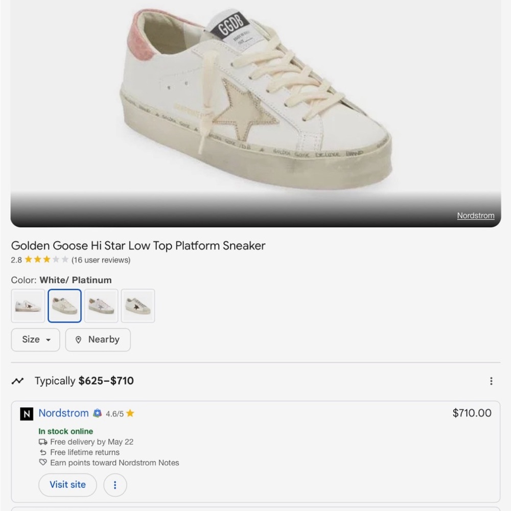 Golden Goose Platform Sneakers - Picture 11 of 11